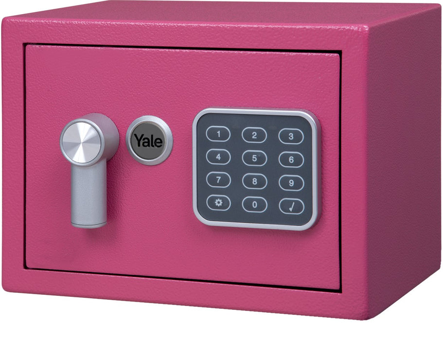 Yale YSV/170/DB2/P Freestanding safe 3.8 l Steel Pink