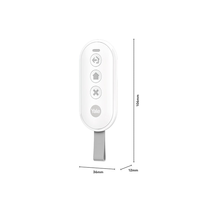 Yale Smart Alarm Starter Kit 7 items - Control Panel, Keypad, Remote Control, 2x Motion Sensor, 2x Window/Door Sensor