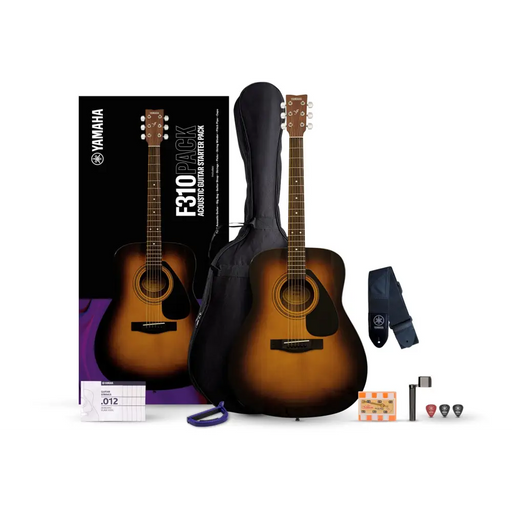Yamaha F310P Tobacco Brown Sunburst Pack - acoustic guitar with accessories - Acoustic