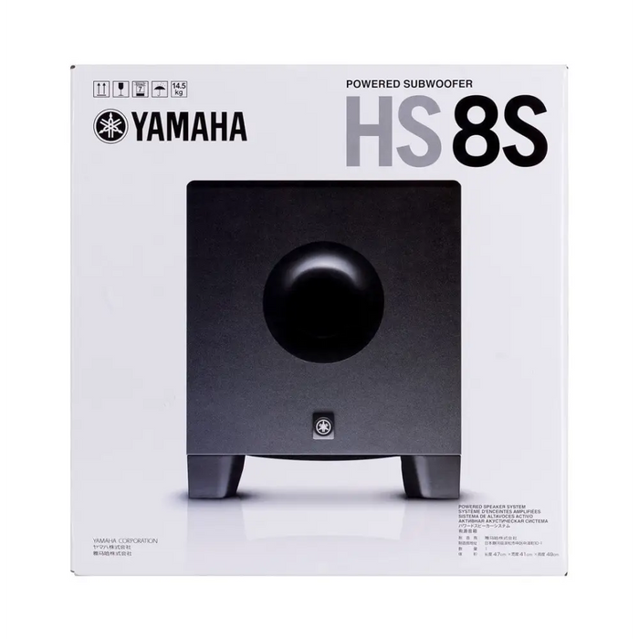 Yamaha HS8S subwoofer Black 150 W - SpeakersNGL-GLO<<<Sound systemNGL<<<ActionPL