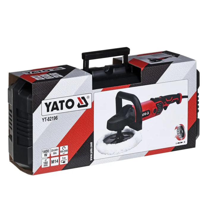 Yato YT-82196 portable sander Random orbital sander 3500 RPM Black Orange 1400 W - PolishersNEL-POL<<<Electric