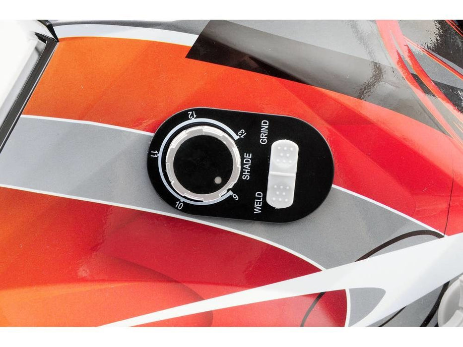 Yato YT-73921 welding mask/helmet Welding helmet with auto-darkening filter Black, Red, Silver