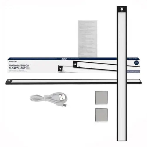 Yeelight Closet Sensor Light 60cm - black 4000 K - Furniture lamps<<<Lighting<<<Smart Home<<<InnproXML&&&LED