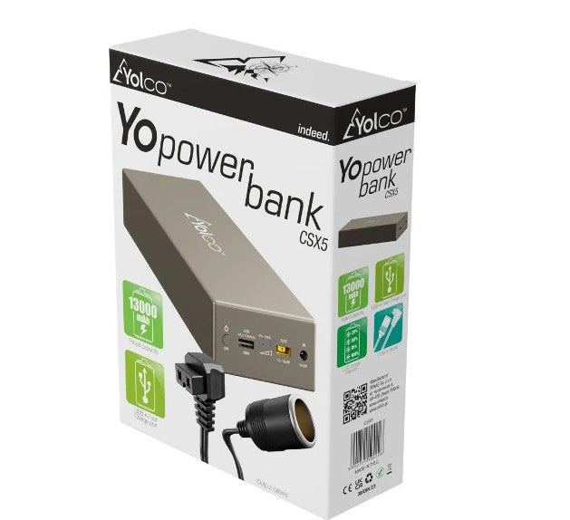 External battery powerbank for Yolco CSX5 refrigerators