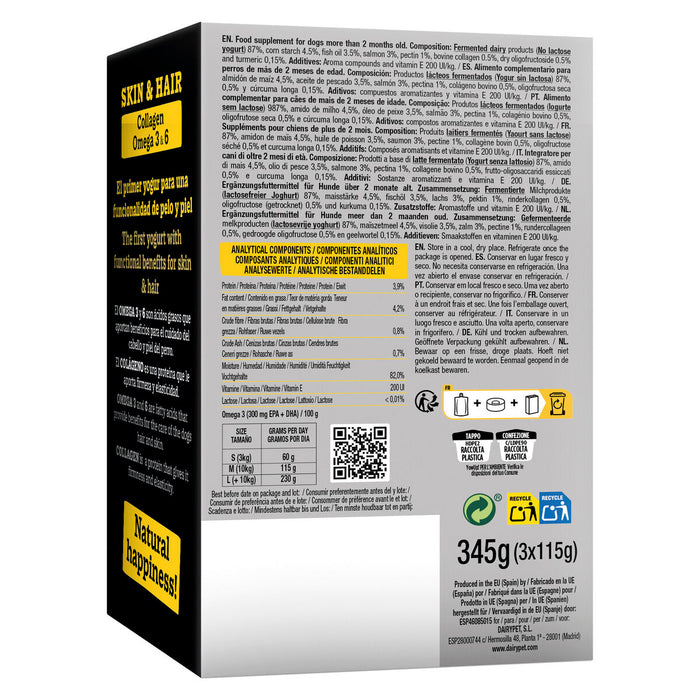 Wet food YowUp Skin and Hair Salmon 3 x 115 g 3 Units