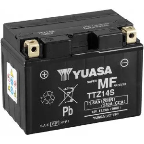 YUASA TTZ14S 11.8AH 230A L+ AGM - АКУМУЛАТОРИ<<<MaxCar