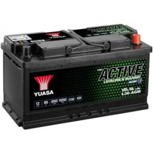 YUASA YBX ACTIVE LEISURE & MARINE AGM 95AH 850A R+ - АКУМУЛАТОРИ<<<MaxCar
