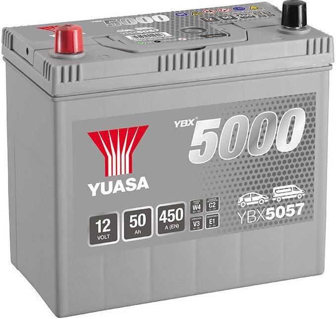 YUASA YBX5000 50AH 450A L+ JIS