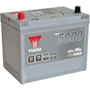 YUASA YBX5000 75AH 650A L+ JIS