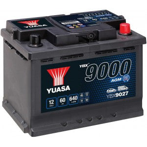 YUASA YBX9000 AGM 60AH 640A R+