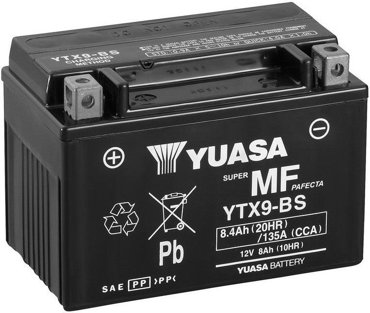 YUASA YTX9-BS 8.4AH 135A L+ AGM