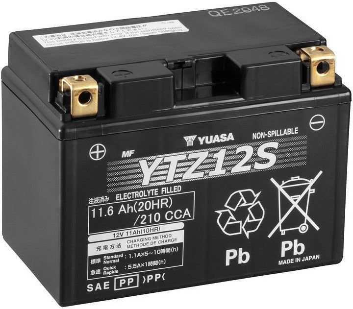 YUASA YTZ12S 11.6AH 210A L+ AGM