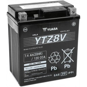 YUASA YTZ8V 7.4AH 120A R+ AGM
