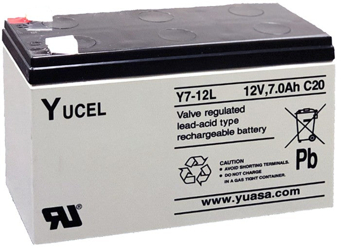 YUASA YUCEL Y7-12L F2 VRLA 12V 7AH