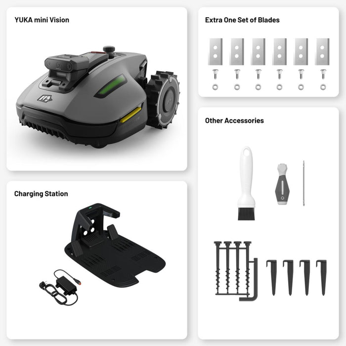 CORDLESS ROBOT MOWER YUKA MINI 800