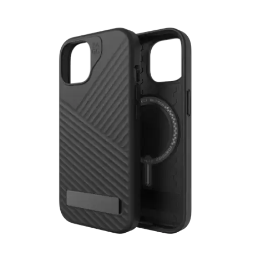 ZAGG Denali Snap KS MagSafe Case with Stand for iPhone 15 / 14 / 13 - Black - Cell phone cases and covers<<<HurtelXML