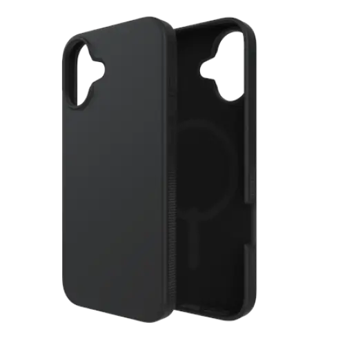 ZAGG Manhattan Snap MagSafe Case for iPhone 16 Plus - Black - Cell phone cases and covers<<<HurtelXML