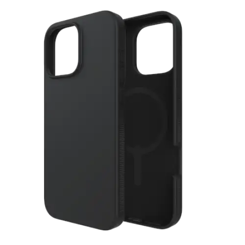 ZAGG Manhattan Snap MagSafe Case for iPhone 16 Pro Max - Black - Cell phone cases and covers<<<HurtelXML