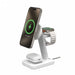 ZAGG Mophie Snap+ 3-in-1 Qi2 Wireless Charger Stand for Three Devices Compatible with MagSafe and Qi2 - White - Cell