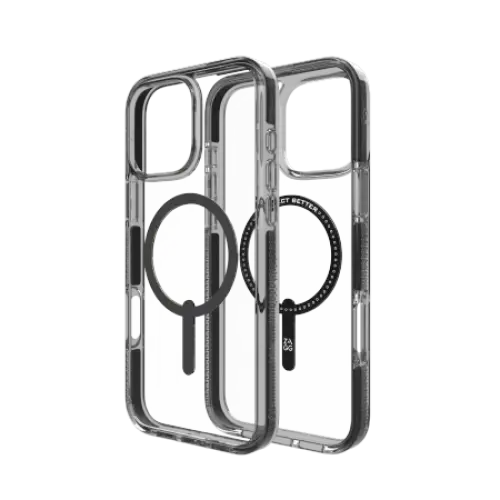 ZAGG Santa Cruz Snap MagSafe Case for iPhone 16 Pro Max - Black - Cell phone cases and covers<<<HurtelXML