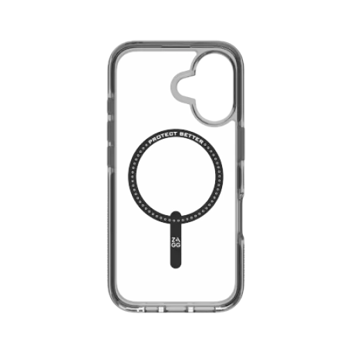 ZAGG Santa Cruz Snap MagSafe iPhone 16 Case - Black - Cell phone cases and covers<<<HurtelXML