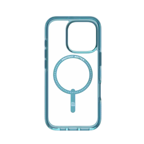 ZAGG Santa Cruz Snap MagSafe iPhone 16 Pro Case - Blue - Cell phone cases and covers<<<HurtelXML