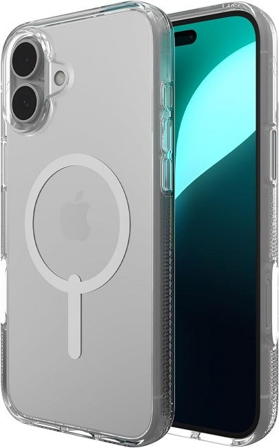 ZAGG Crystal Palace Snap Case with MagSafe for iPhone 16 - Clear