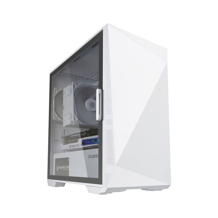 ATX Semi-tower Box Zalman Z1 Iceberg White White