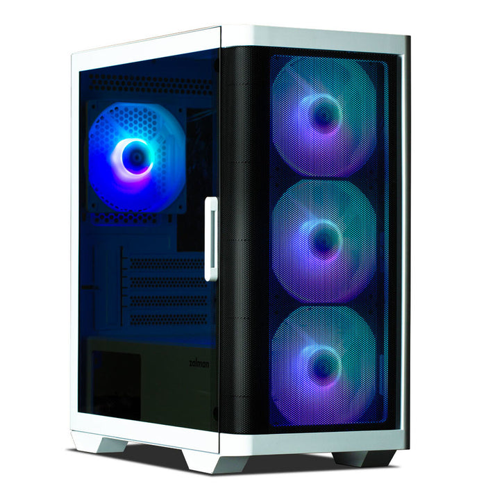 ATX Semi-tower Box Zalman M4 WHITE White Black
