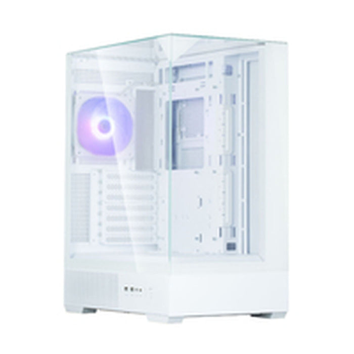 ATX Semi-tower Box Zalman P40 PRISM WHITE White