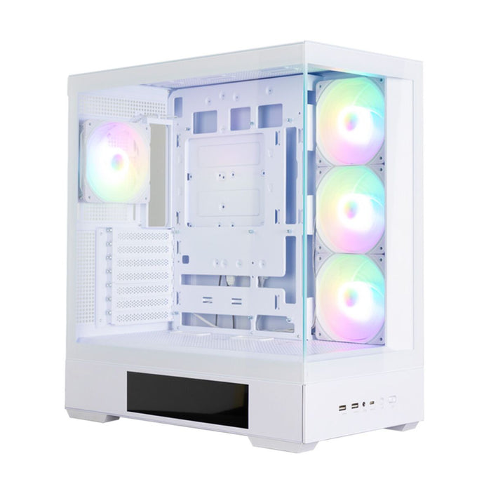 ATX Semi-tower Box Zalman P40 DS WHITE White