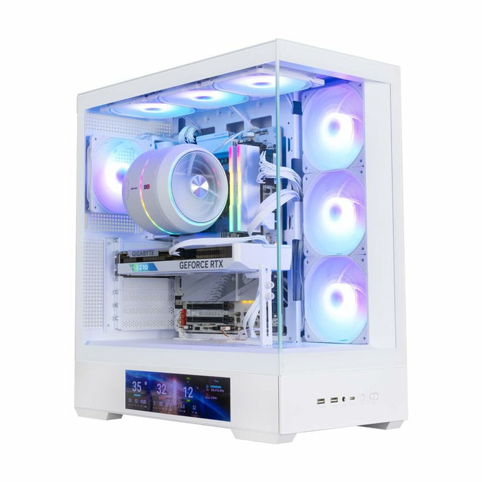 ATX Semi-tower Box Zalman P40 DS WHITE White