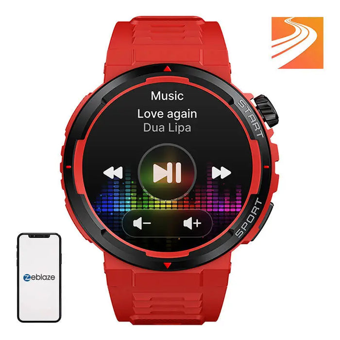 Zeblaze Ares 3 Plus Smartwatch (Red) - Smartwatches<<<Smartwatches<<<InnproXML