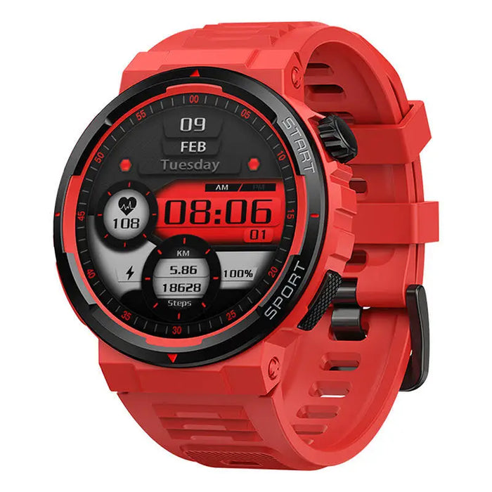 Zeblaze Ares 3 Plus Smartwatch (Red) - Smartwatches<<<Smartwatches<<<InnproXML