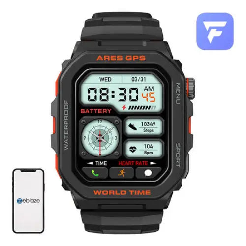 Zeblaze Ares GPS smartwatch (black) - Smartwatches<<<Smartwatches<<<InnproXML