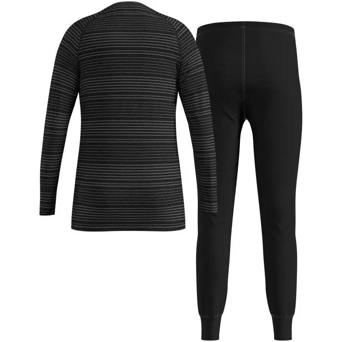 Zestaw bielizny dziecięcej Odlo Set long ACTIVE WARM ECO SET roz. 80cm Czarno-Szary - Thermoactive
