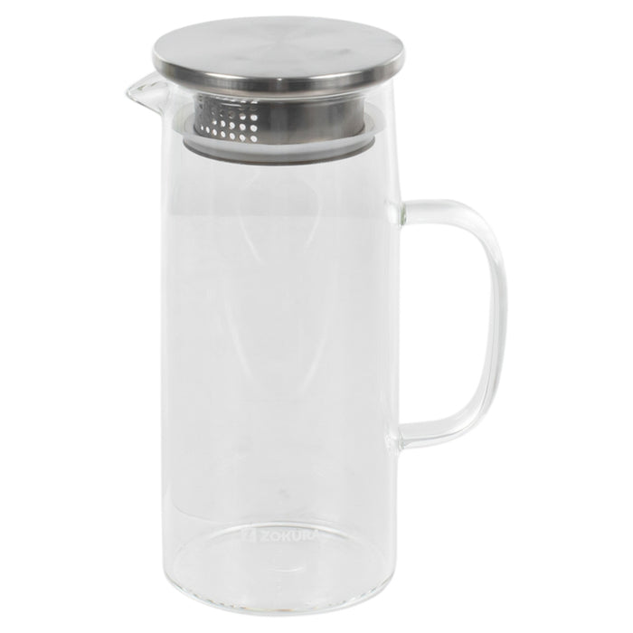 JAR WITH METAL LID AND STRAINER 1 L Z1387 ZOKURA