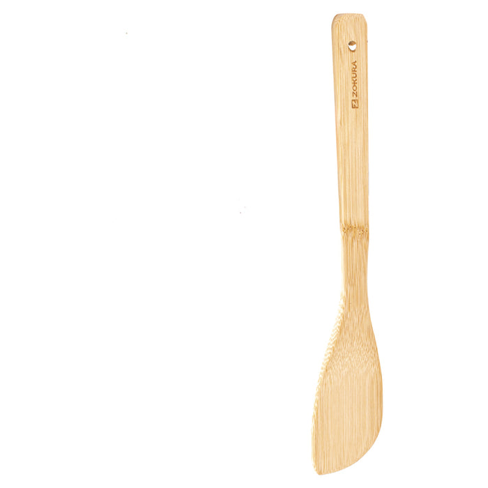 SPATULA ROUNDED BAMBOO 30CM Z1158 ZOKURA