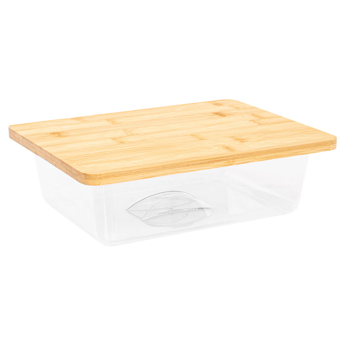 PLATE WITH PLASTIC LID 24X19CM Z1155 ZOKURA