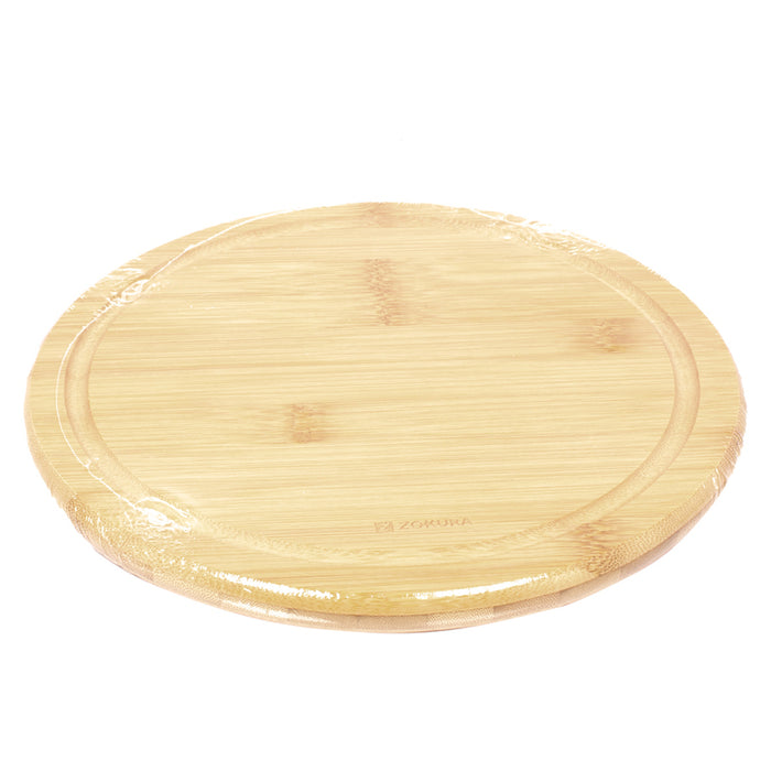 CHEESE PLATE GLASS LID 24CM Z1486 ZOKURA