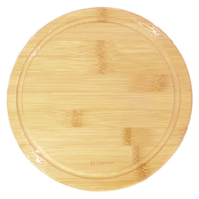 CHEESE PLATE GLASS LID 24CM Z1486 ZOKURA