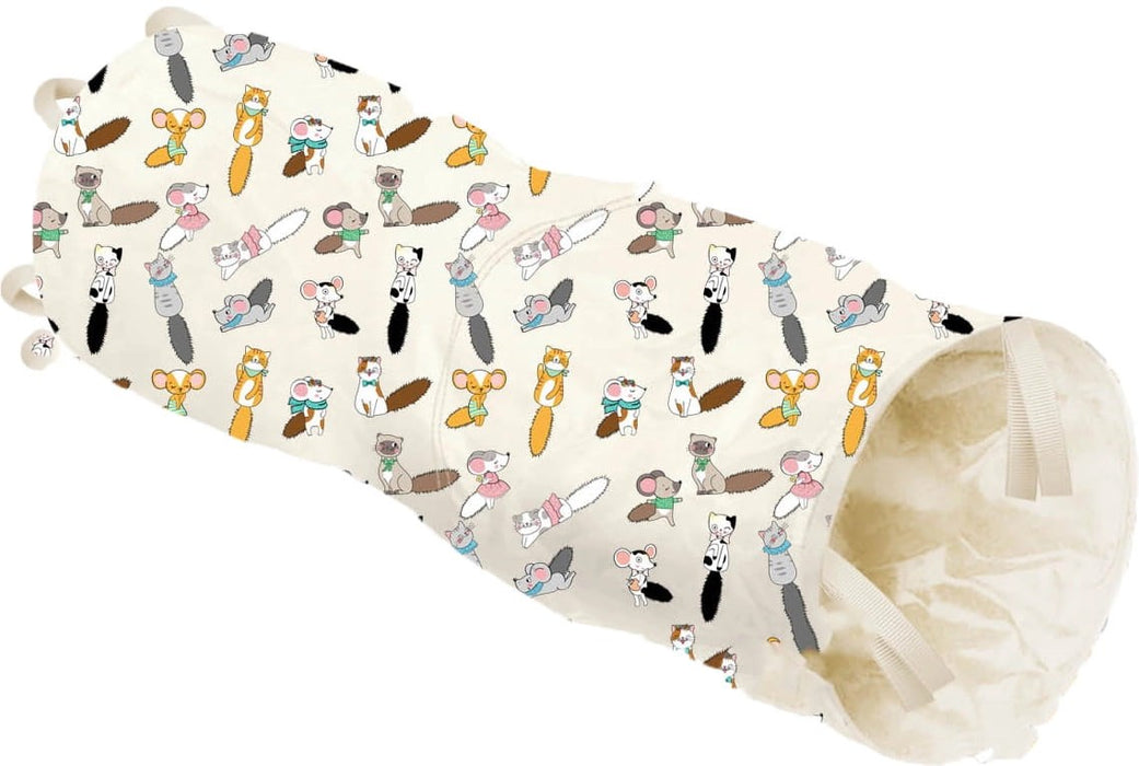 ZOLUX Chatouille Tunnel Cats and Mice Pattern - cat toy - 50cm