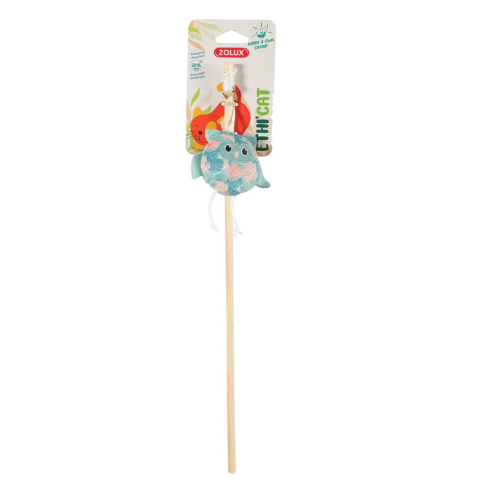 ZOLUX Ethicat Owl fishing rod - toy for cat  - 40cm