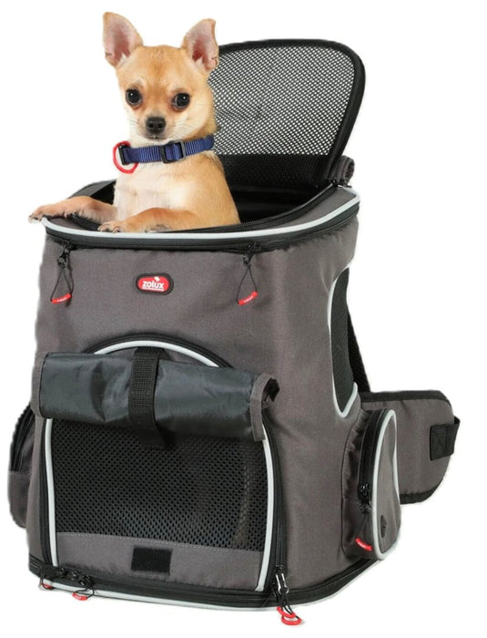 ZOLUX Nomad – pet carrier backpack for dogs and cats with laptop pocket – 33×29×40 cm