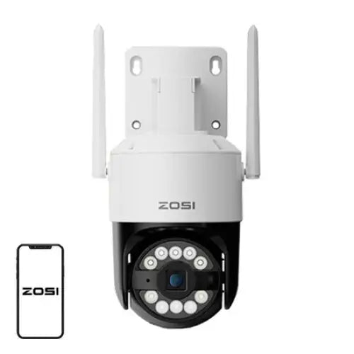 ZOSI C296 WiFi 8MP dual Pan Tilt IP66 outdoor camera + 32GB microSD card - IP cameras<<<Smart Home<<<InnproXML