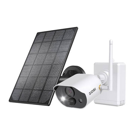 Outdoor IP camera with solar panel ZOSI C306Pro WiFi 3MP IP66