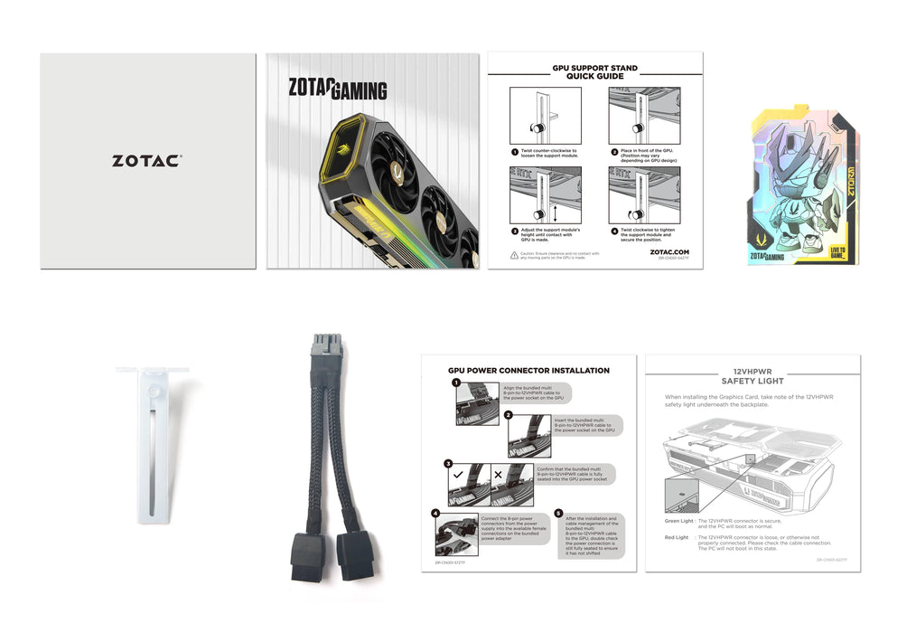 Video card ZOTAC GAMING RTX 5070 AMP White Edition 12GB GDDR7