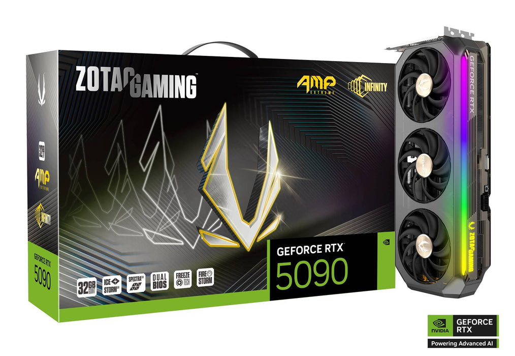 Video card ZOTAC GAMING RTX 5090 AMP Extreme INFINITY 32GB GDDR7