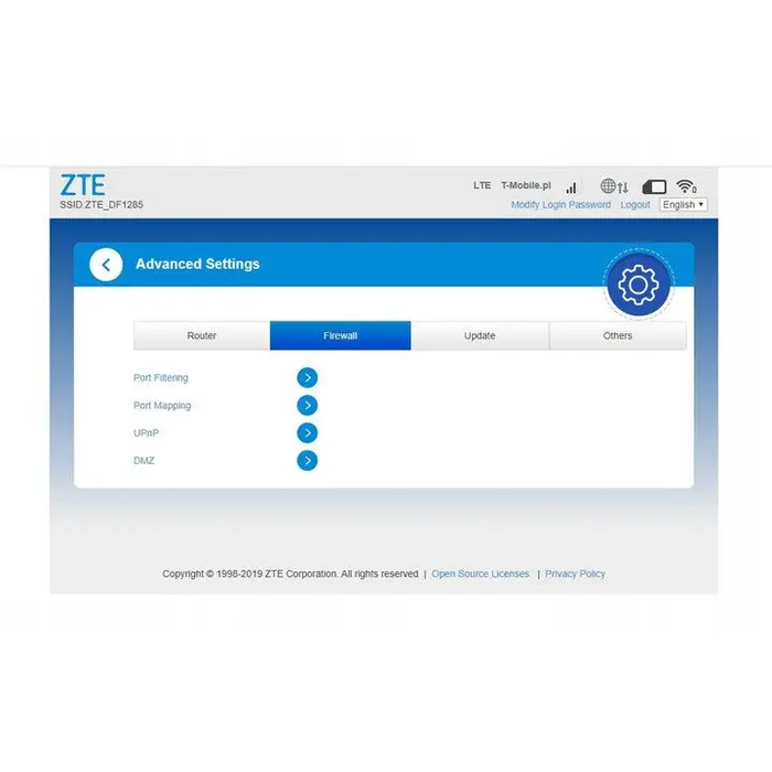 ZTE LTE MF79U cellular network device Cellular network modem - 3G/4G modemsKIL-MOD<<<CommunicationKIL<<<ActionPL