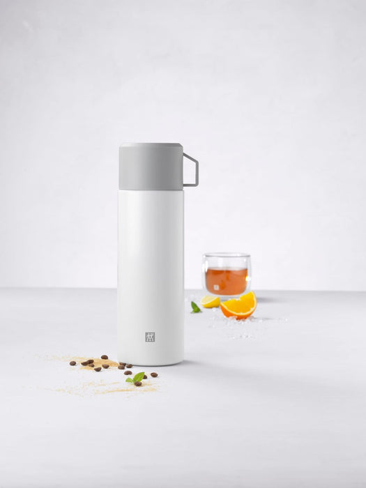 Thermo jug with a mug Zwilling Thermo 1 liter white